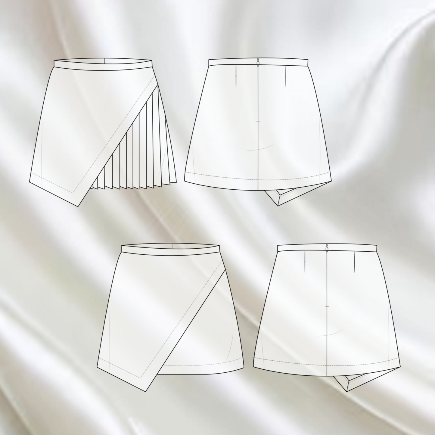 PDF Sewing Skirt Pattern