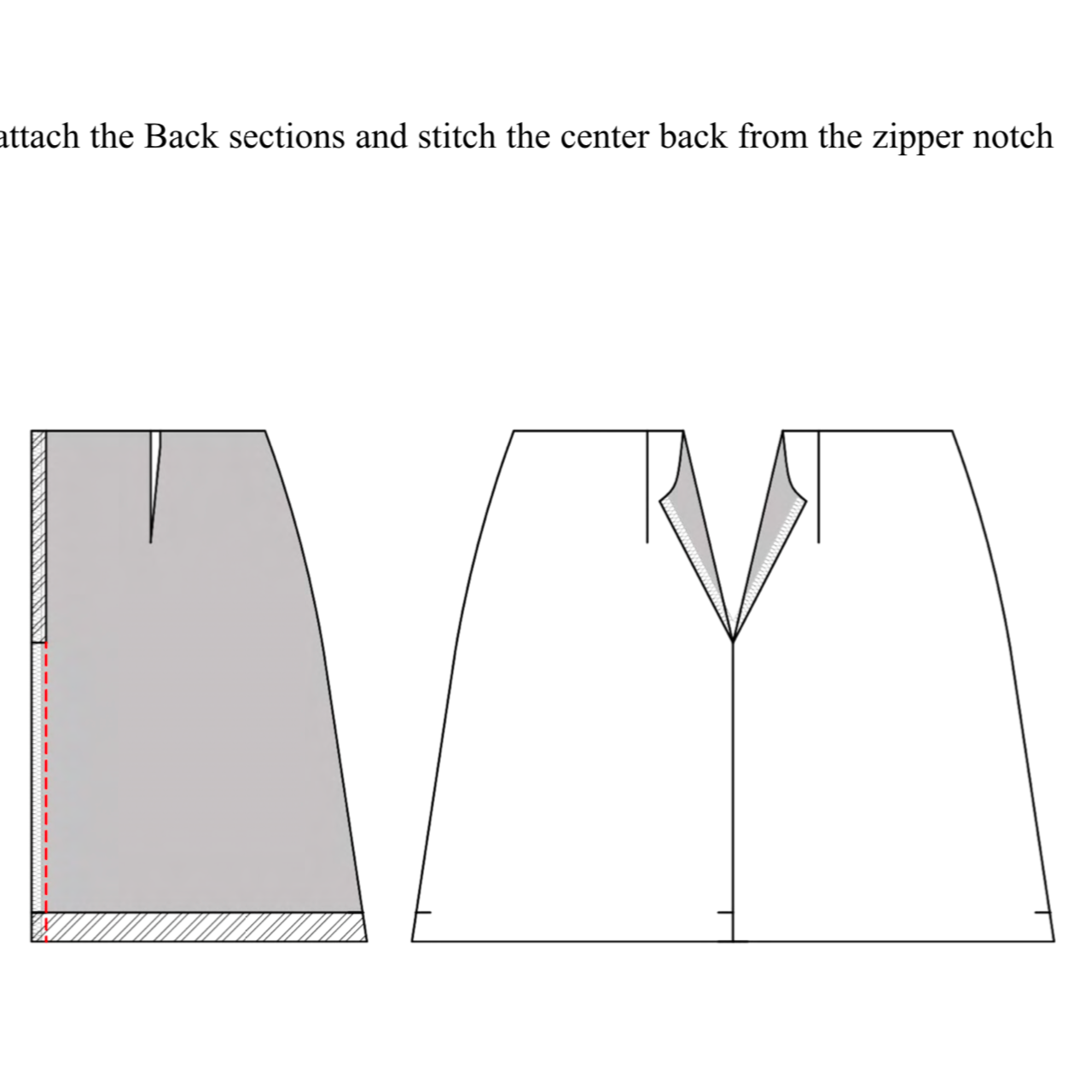 PDF Sewing Skirt Pattern